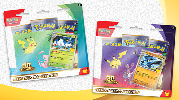 Coleccion Sticker Lucario / Exeggcutor (30 aniversario)